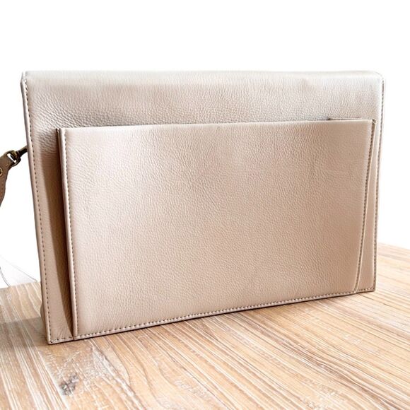 TAH Angelina Marie Portland Oregon The Envelope Oscar Leather Shoulder Bag Blush - Picture 4 of 11